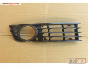 Glavna slika - Resetka u braniku Audi A4 2001-2004 prazna otvorena - MojAuto