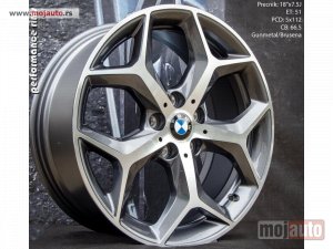 Glavna slika -  18 alufelne bmw 5x112/7,5jota/et51/cb 66,5. za novije generacije bmw x1,x2,x3,gt. - MojAuto