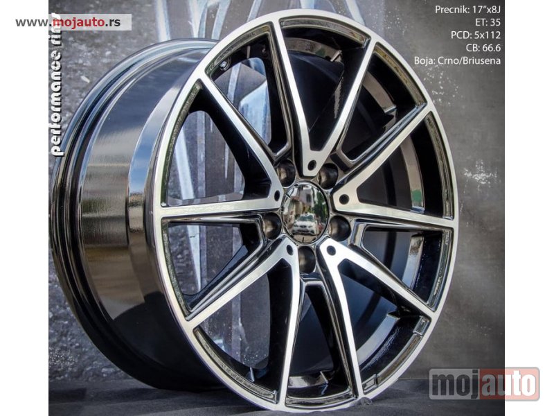 Glavna slika -  17 alufelne 5x112/8jota/et35/cb 66,6. za audi,mercedes,seat,škodu,vw. - MojAuto