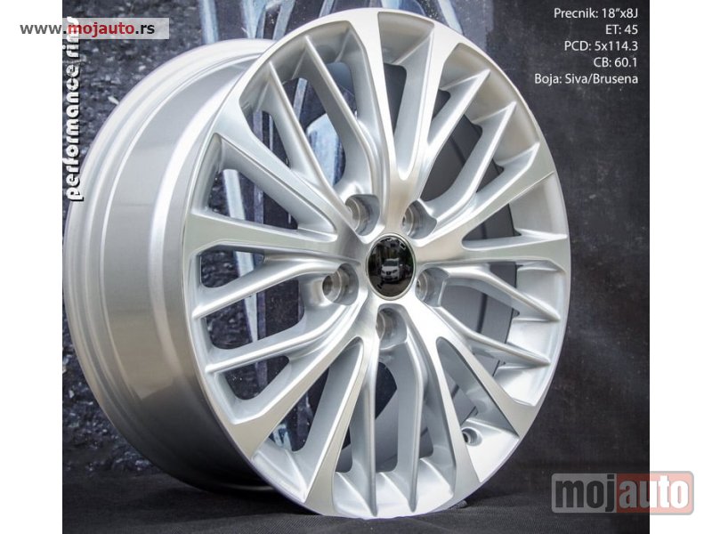 Glavna slika -  18 alufelne 5x114,3/7,5jota/et45/cb,60,1 - MojAuto