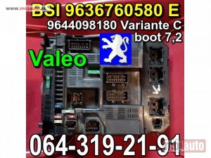 polovni delovi  BSI 9636760580 E Peugeot 9644098180 Variante C boot 7,2 Valeo Pežo Citroen