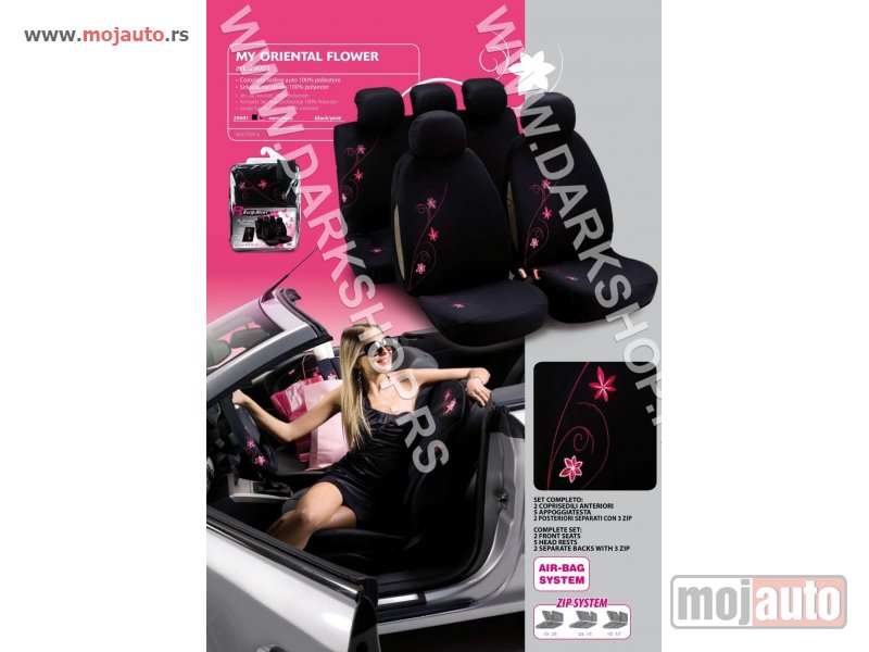 Glavna slika -  Presvlake pink girl revolution - MojAuto