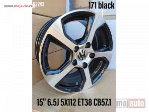 NOVI: delovi  15 alufelne 5x112/6,5j/et38/cb 57,1. za vw,seat,škodu. .