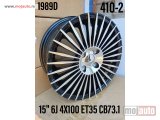 NOVI: delovi  15 alufelne 4x100/6jota/et35/cb 73,1. za vw golf 2,seat ibizu,mazdu.