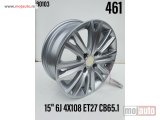 NOVI: delovi  15 alufelne 4x108/6jota/et27/cb 65,1. odgovara za pezo,citroen.