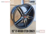 NOVI: delovi  15 alufelne 4x100/7jota/et28/cb 67,1. 2 modela.