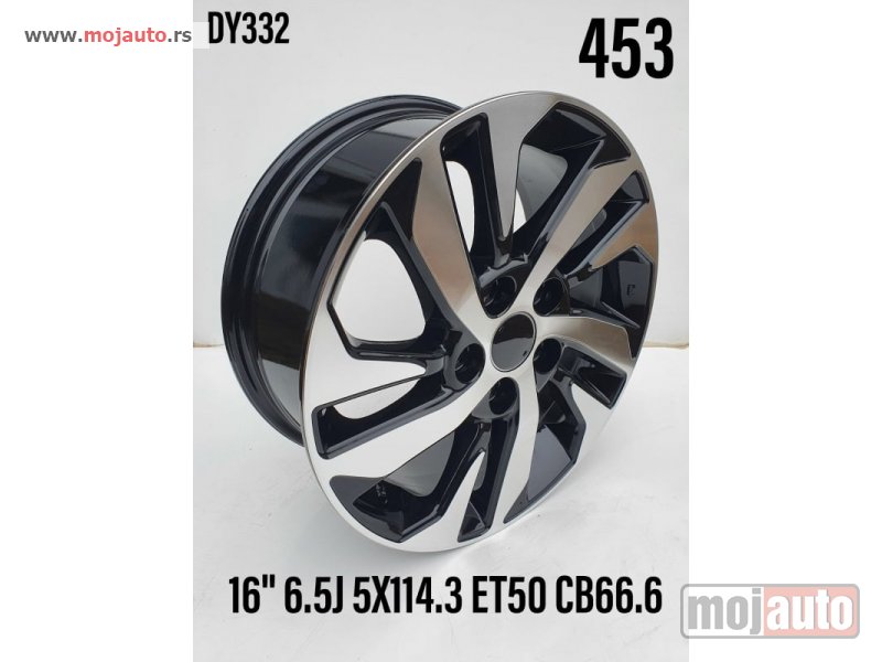 Glavna slika -  16 alufelne 5x114,3/6,5jota/et50/cb 66,6. odgovara za: kia,hundai,nissan,reno - MojAuto