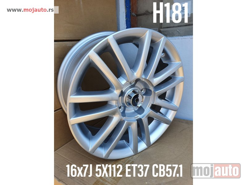 Glavna slika -  16 alufelne 5x112/7jota/et37/cb 57,1. za:vw,skodu,seat, - MojAuto