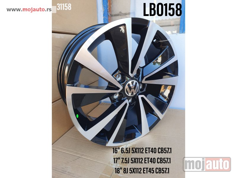 Glavna slika -  16 alufelne 5x112/6,5jota/et40/cb 57,1. za:vw,skodu,seat, - MojAuto