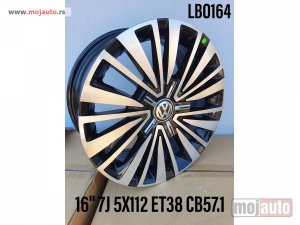 NOVI: delovi  16 alufelne 5x112/7jota/et38/cb 57,1. za:vw,skodu,seat, cena:38400 rsd.