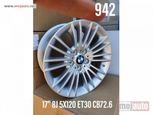 NOVI: delovi  Bmw 17 alufelne 5x120/8jota/et30/cb 72,6