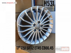 NOVI: delovi  Audi 17 alufelne 5x112/7,5jota/et 45/cb 66,6.