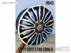 Glavna slika - Mercedes 17 alufelene 5x112/7jota/et48/cb 66,6. - MojAuto
