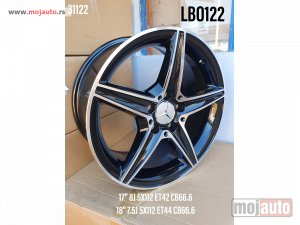 NOVI: delovi  Mercedes 17 alufelne 5x112/8jota/et42/cb 66,6. cena:59000 rsd/set.