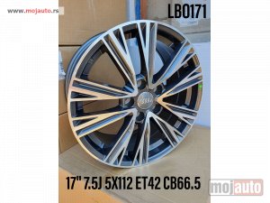 Glavna slika - Audi 17 alufelne 5x112/7,5jota/et42/cb 66,6. - MojAuto