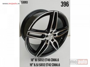 NOVI: delovi  Mercedes 18 alufelne 5x112/8,5jota/et38/cb66,6.