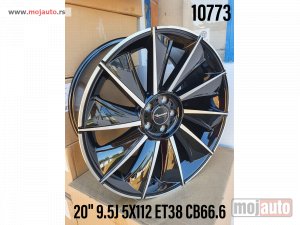 NOVI: delovi  20/Audi,Mercedes alufelne.. 5x112/9,5jota/et38/cb 66,6. Boja: piano black.