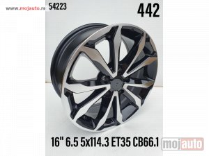 Glavna slika - 16 ALUFELNE 2 MODELA/KIA,HYNDAI,NISSAN,RENO. MODEL 1:54723/5X114,3/ET37/CB 66,1. MODEL 2:442/5X114,3/ET35/CB 66,1. - MojAuto