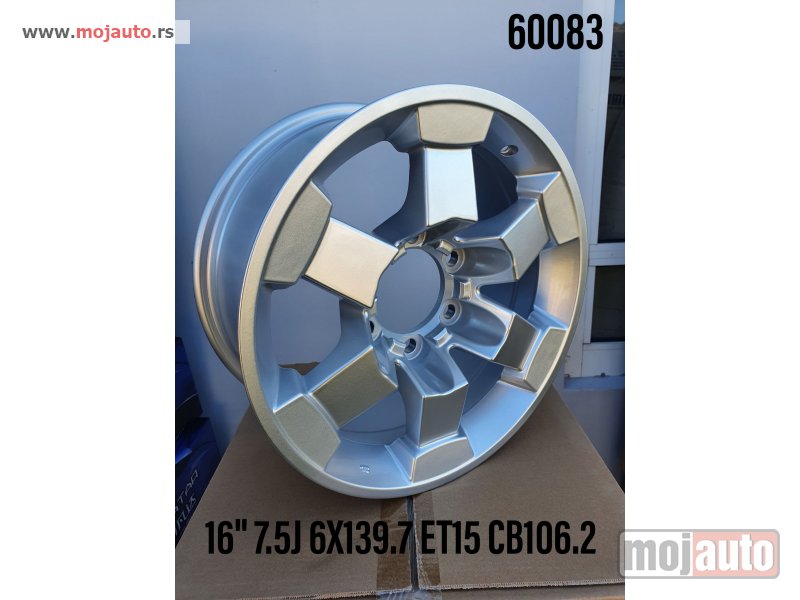 Glavna slika -  16 alufelne 6x139,7/7,5jet15/cb 106,2.  za landkruzer,hiluks,prado,fj cruzer. - MojAuto