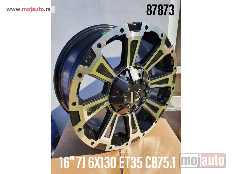 Glavna slika -  16 alufelne 6x130/7,5j/et35/cb 75,1  za crafter,sprinter.  broj modela:87873. - MojAuto