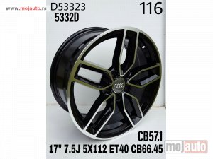 Glavna slika -  17 audi alufelne 5x112/7,5jota/et 40/cb 57,1.  model broj:116. - MojAuto