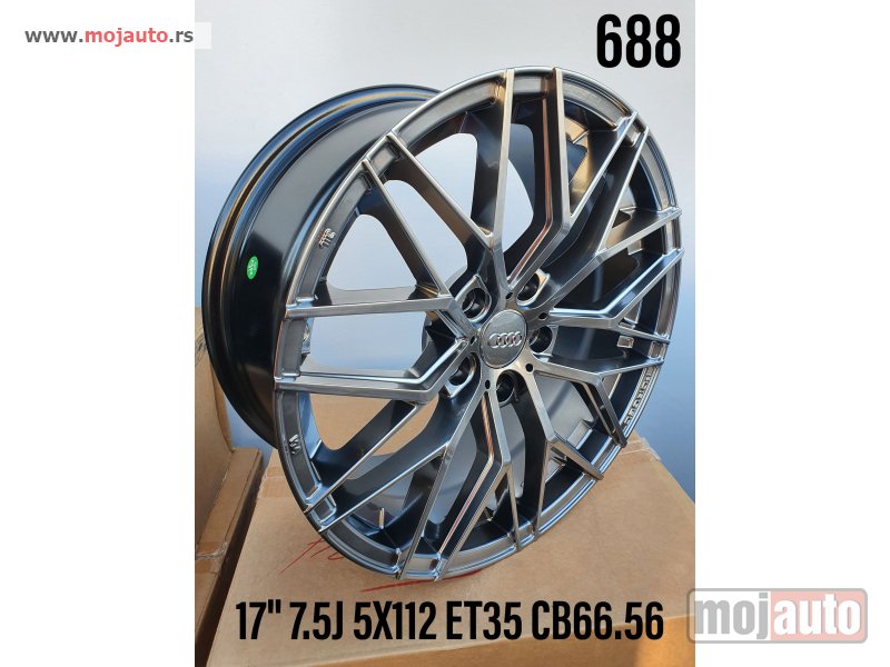 Glavna slika -  17 audi 5x112/7,5jota/et35/cb66,6.  broj modela:688, - MojAuto