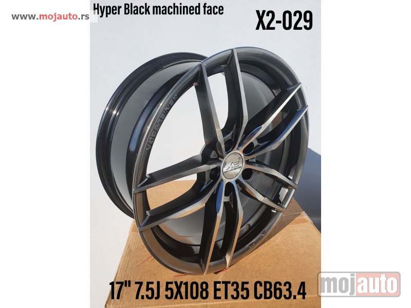 Glavna slika -  17 alufelne 5x108/7,5jota/et35/cb 63,4  za ford,citroen c5,landrover. - MojAuto