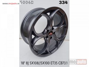 NOVI: delovi  18 alufelne 5x108/8jota/et40/cb 73,1.  za  citreon c5,ford,landrover.