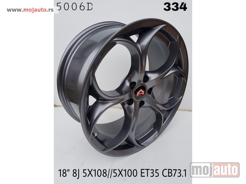 Glavna slika -  18 alufelne 5x108/8jota/et40/cb 73,1.  za  citreon c5,ford,landrover. - MojAuto