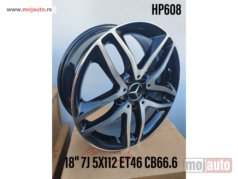 Glavna slika -  18 mercedes alufelne 5x112/7jota/et 4+/cb 66,6.  broj modela:hp 608. - MojAuto