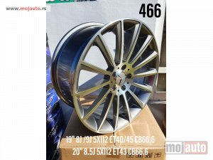 NOVI: delovi  19 mercedes 2 modela alufelni uze,sire 5x112/8,9j/et 40,45,cb 66,6.