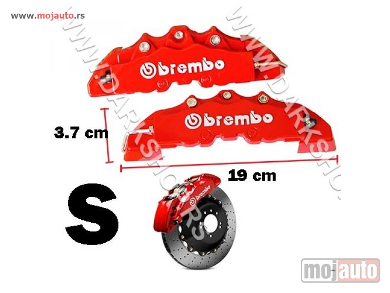 Glavna slika -  BREMBO UKRAS/IMITACIJA ZA KOCIONA KLJESTA UNIVERZALNO - MojAuto