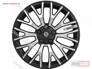 Glavna slika -  16 SPARCO RATKAPNE ULTRA LEGGERA SIVO CRNE.  CENA:5450 RSD/SET. - MojAuto