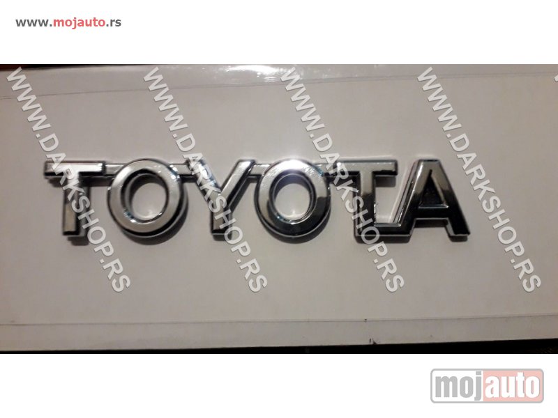 Glavna slika -  Toyota natpis zadnji na 3m lepku samolepljiv - MojAuto
