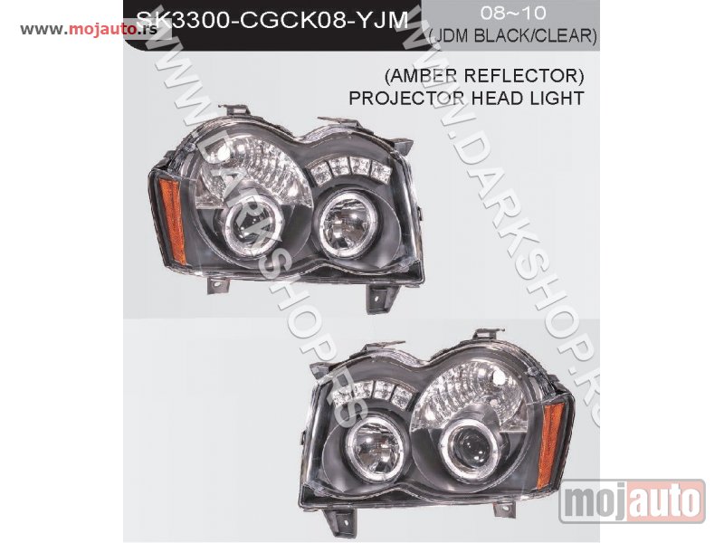 Glavna slika -  Angel Eye farovi JEEP GRAND CHEROKEE 08-10 - MojAuto