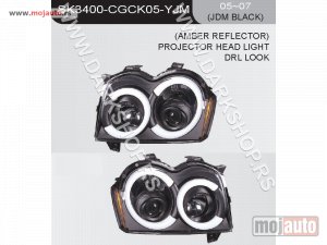 Glavna slika - Devil Eye farovi JEEP GRAND CHEROKEE BLACK 05-07 - MojAuto