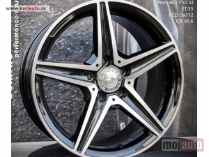 NOVI: delovi  17 Alufelne Mercedes amg edition/piano black. 5x112/7,5 jota/et 35/cb 66,6