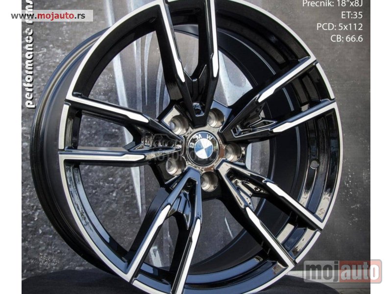 Glavna slika -  18 Bmw g30/serija 5 alufelne. 5x112/8jota/et 35/cb 66,6 - MojAuto