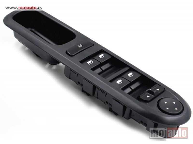 Glavna slika -  Pezo 407 Prekidac Prednjeg Levog Prozorskog Stakla 04-10,NOVO - MojAuto