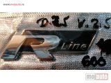 NOVI: delovi  Natpis R line crni za krilo ,gepek.