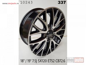 NOVI: delovi  19 Alufelne MIni Countryman 5x120/7,5j/et52/cb 72,6.