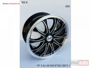 Glavna slika - 15 Alufelne 4x100/5,5j/et35/cb 73,1. - MojAuto