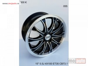 NOVI: delovi  15 Alufelne 4x100/5,5j/et35/cb 73,1.