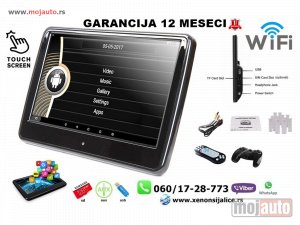 NOVI: delovi  MONITOR U NASLONU ZA GLAVU 10,1 INCA SET DVD ZA DECU ANDROID TOUCH SCREEN