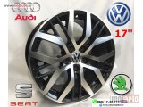 NOVI: delovi  ALUMINIJUMSKE FELNE VW,AUDI,SEAT,SKODA PROGRAM 17“