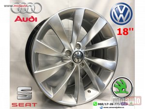 NOVI: delovi  ALUMINIJUMSKE FELNE VW,AUDI,SEAT,SKODA PROGRAM 18“