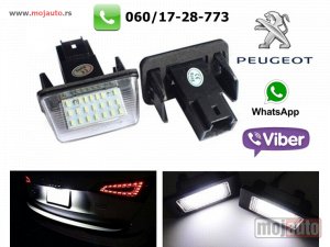 Glavna slika - Led sijalice svetla za tablicu peugeot model 2 - MojAuto