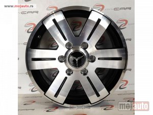 NOVI: delovi  Mercedes Sprinter Alu felne 6x130,  16x7j, et55, cb 84,1.