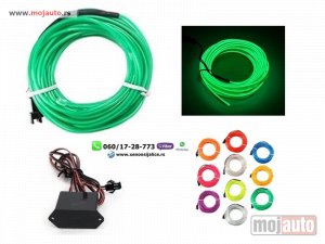 Glavna slika - Led ambijentalna traka set 2m zelena - MojAuto