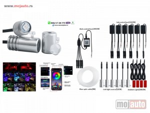 Glavna slika - Led ambijentalna traka set 8m rgb - MojAuto